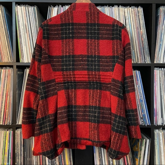 💥HOST PICK💥🪵Vintage Lumberjack Women’s Plaid/Flannel Wool Jacket / Peacoat🪵 - Picture 11 of 13